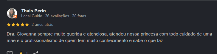 Depoimento sobre profissional humana